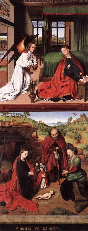 CHRISTUS, Petrus Annunciation and Nativity jkhj Spain oil painting art